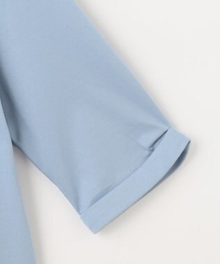 J.PRESS LADIES 【接触冷感・UVケア】スムースジャージー タックスリーブ カットソー サックスブルー系