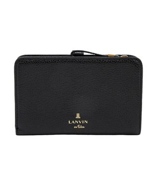 LANVIN en Bleu リュバン 二つ折り財布 ブラック