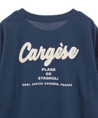 Green Parks さがら刺繍Ｔシャツ Navy