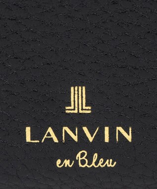 LANVIN en Bleu リュバン 二つ折り財布 ブラック