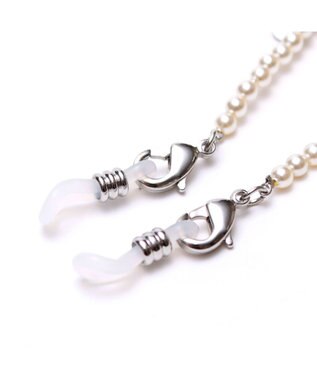 A.D.M.J. 【ネックレスとしても】スワロフスキー(R)・クリスタルパール/グラスコード PEARL