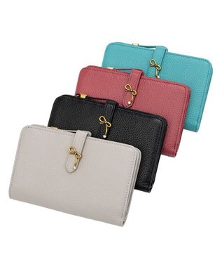 LANVIN en Bleu リュバン 二つ折り財布 ブラック