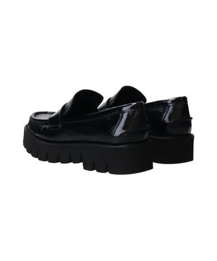 INTER-CHAUSSURES 【PASCUCCI】エクストラライトソールローファー ブラックエナメル