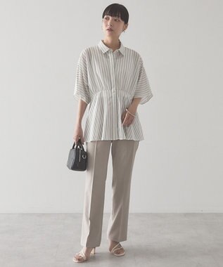 AMERICAN HOLIC 【予約】【マルチ機能】スリムスラックスパンツ Light Beige
