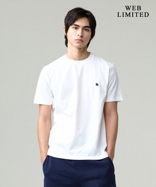 J.PRESS MEN UNISEXで着られるアイコニックな1着【WEB限定】バックブル Ｔシャツ ホワイト系