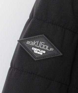 23区GOLF 【MEN/キングサイズ】【防風/撥水/ストレッチ】【袖取り外しで2WAY】キルティング ブルゾン ブラック系