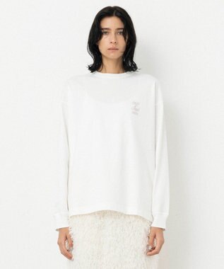 NAVE 【xNAVE】Six Sence Recordコラボ グラフィックロングスリーブT アイボリー系