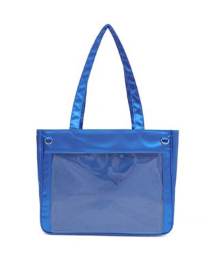 WEGO 【痛バ＆推し活グッズ】ときめきサテン痛バッグS ブルー