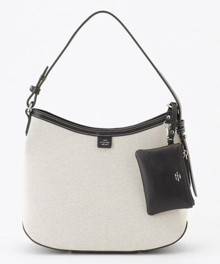 J.PRESS LADIES 【2way】キャンバス ショルダー バッグ ブラック系