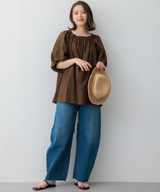 23区 【CLASSY.6月号掲載】ビジュー フラット サンダル ブラック系