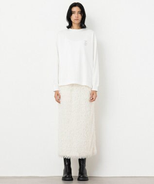 NAVE 【xNAVE】Six Sence Recordコラボ グラフィックロングスリーブT アイボリー系