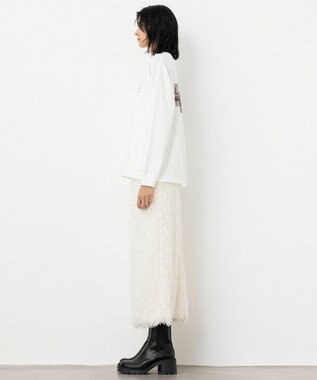 NAVE 【xNAVE】Six Sence Recordコラボ グラフィックロングスリーブT アイボリー系