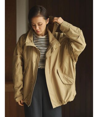 Green Parks 撥水加工　２Ｗａｙナイロンブルゾン Beige