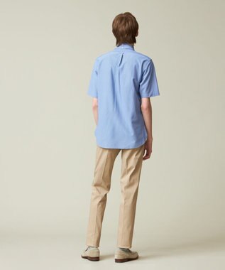 J.PRESS MEN 【夏に嬉しい高機能】カノコインレイ マイクロストライプパッチポケット シャツ/B.D. ブルー系1