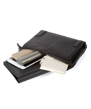 ACE BAGS & LUGGAGE LO HOMME PRESSE アルカイックソフト 本革 セカンドバッグ 71781 ロ・オム・プレッセ ブラック