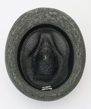 JOSEPH ABBOUD ペーパーストローハット ダークグリーン系