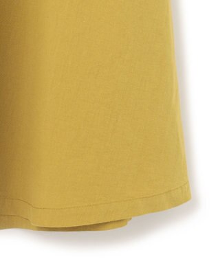 J.PRESS YORK STREET 【WOMEN】ワンウォッシュリネンコットン スカート イエロー系