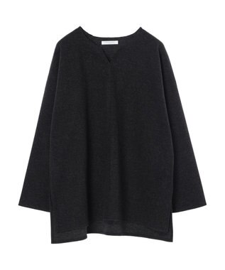 Green Parks 圧縮ポンチキーネックチュニック Dark Gray Mixture