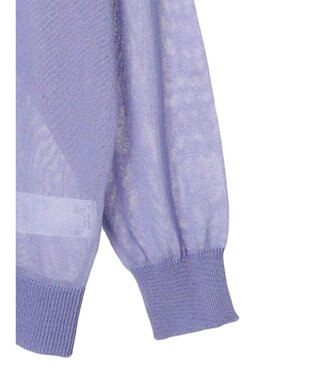 earth music&ecology シアーニットカーディガン Light Purple