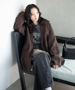 WEGO ボクシーテーラードジャケット