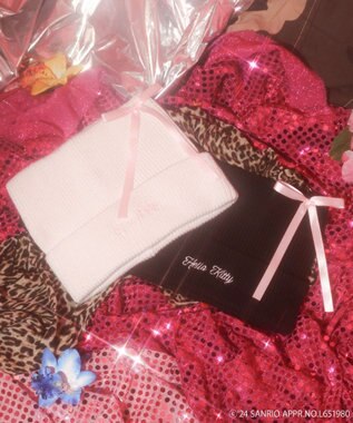 WEGO 【サンリオ】HELLOKITTYコラボキティニットキャップ ホワイト