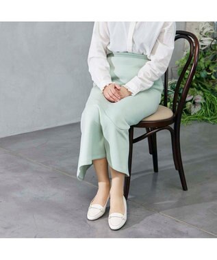 Riz raffinee <Riz raffinee>ビット付きラウンドローファー アイボリー