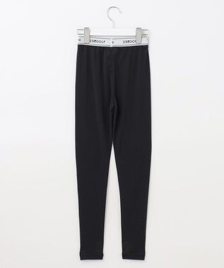 23区GOLF 【WOMEN】【吸水速乾/ＵＶケア】３０ｄカノコインナー レギンス ブラック系