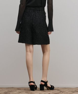 GRACE CONTINENTAL カットジャガードハーフパンツ ブラック