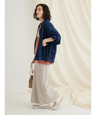 CRAFT STANDARD BOUTIQUE リンクス編みニットスカート Ivory