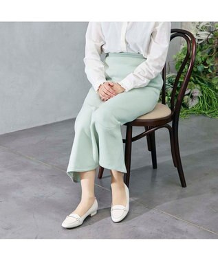 Riz raffinee <Riz raffinee>ビット付きラウンドローファー アイボリー