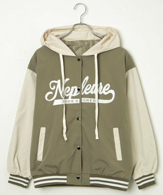 WEGO フード付きブルゾン カーキ