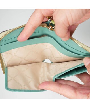 PELLE BORSA L字ファスナーミニ財布 Fine Goods フィーネグッズ 5444 レタスグリーン