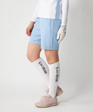 FILA GOLF／marie claire 【Marie claire sports】ライトダンボールニットショートパンツ