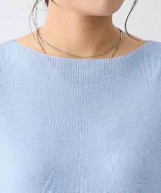 CRAFT STANDARD BOUTIQUE ボートネックニットプルオーバー Light Blue