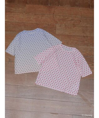 Green Parks ミッキーフレンド／シアープリント半袖プルオーバー Pink