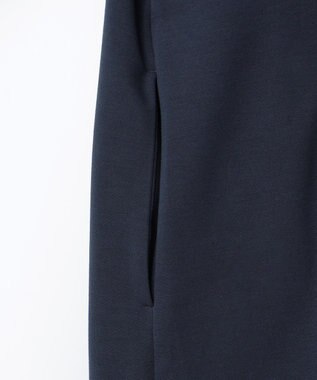 Feroux 【洗える】リボンスリーブダンボール ワンピース ネイビー系