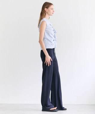 BEIGE， AFGHA / コットンドレープ スムーストップス Sax