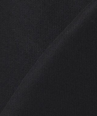 23区 L 【エステータ】コットンダブルクロス ノーカラージャケット ブラック系