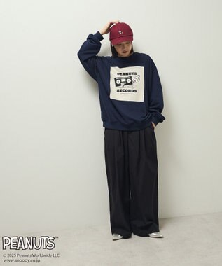 Green Parks ■PEANUTS ラジカセスウェット Navy