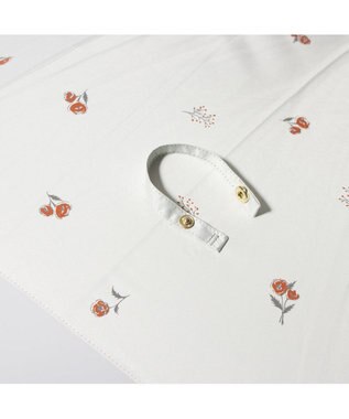 UNBILLION cache nez / 小花ドットプリントショートパラソル ホワイト