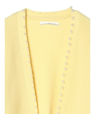 Green Parks ・ＥＬＥＮＣＡＲＥ　ＤＵＥパールトッパーカーディガン Yellow