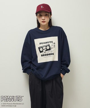 Green Parks ■PEANUTS ラジカセスウェット Navy