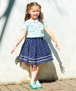 ANY KIDS しゃらしゃらジェリーサンダル ミント