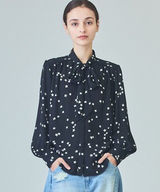 GRACE CONTINENTAL 【ドラマ着用】エトワールボウブラウス ブラック