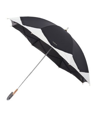 MOONBAT 【フルラ （FURLA）】晴雨兼用日傘　バイカラーキルティングステッチ ブラック