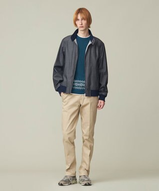 J.PRESS MEN 【WEB限定】フェアアイル クルーネックニット グリーン系