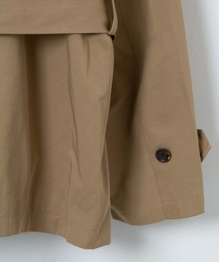 WEGO 【ユニセックス着用ITEM】ショートトレンチジャケット ベージュ