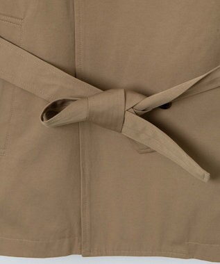 WEGO 【ユニセックス着用ITEM】ショートトレンチジャケット ベージュ