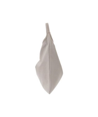 genten フェザートートバッグ　ワンショルダーバッグ ライトグレー