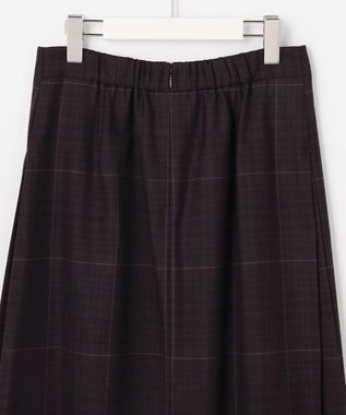 J.PRESS LADIES 【WEB限定カラーあり】T/W ミルドチェック＆千鳥 プリーツ スカート 【WEB限定】ブラウンチェック系
